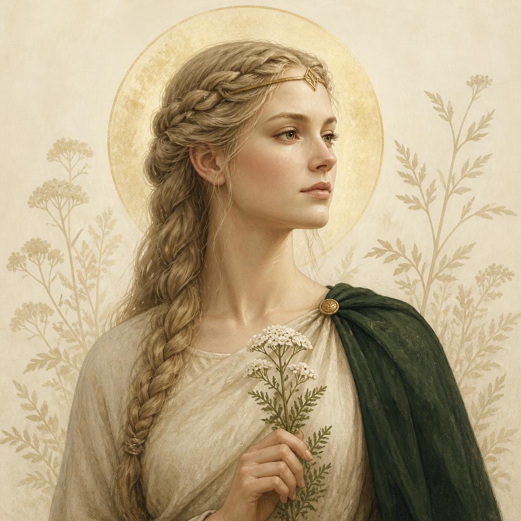 Portrait of Eir, Old Norse goddess of healing
